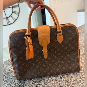 Louis Vuitton Brown Monogram Briefcase Document Holder